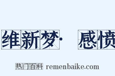 维新梦·感愤是什么意思的图片